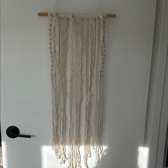 Other - Cream Macrame Wall Hanging